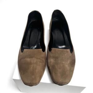 Hermès Women's Olive Tone Suede Flats – Size 36 / US 5.5 Made in Italy